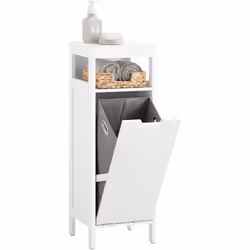 Description générale Ce meuble bas de salle de bain moderne avec panier à linge s'intègre parfaitement dans votre salle de ba ...