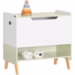 SoBuy KMB91-GR Coffre à Jouets pour Enfants Ce coffre à Jouets moderne est idéale pour se mettre dans les chambres d'enfants, ...