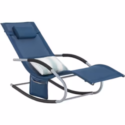 Extérieur ou/et Intérieur ! Idéal pour Jardin, Camping, balcon, bureau, salle de séjour, plage, etc. Ce fauteuil relax est do ...