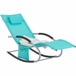 Extérieur ou/et Intérieur ! Idéal pour Jardin, Camping, balcon, bureau, salle de séjour, plage, etc. Ce fauteuil relax est do ...