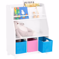 Cette étagère de livre avec design simple et moderne est idéale pour se mettre dans les chambres d'enfants, salon, bureau, et ...
