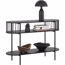 SoBuy Table Console à 3 Niveaux FSB90-SCH Design simple et rétro. Cette console de table, conçue de manière unique dans des t ...
