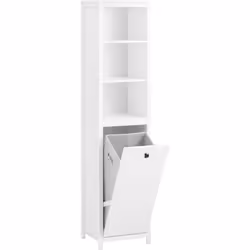 L'armoire 2 en 1 est la solution parfaite pour n'importe quelle salle de bain. Cette colonne de salle bain est idéale pour vo ...