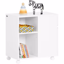 SoBuy ASK05-W Caisson de Bureau Support Imprimante Roulant Organiseur Bureau Mobile Design contemporain et chic. Ce meuble co ...