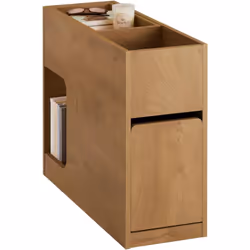 SoBuy Bout de Canapé Table d'Appoint avec 1 Plateau Amovible, 1 Tiroir Coulissant et 1 Compartiment Ouvert, FBT158-N Cette ta ...