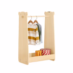 Portant à vêtements Enfant KMB102-N SoBuy - Penderie pour Enfants en Forme dours - 71 x 40 x 110 cm