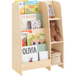 Sobuy - Bibliothèque Enfant Étagère de Rangement pour Enfants Étagère à Livres pour Chambre Enfant, Meuble de Rangement pour Enfants avec 3 Étagères