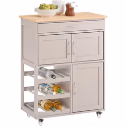 SoBuy FKW45-KA Desserte Chariot de Cuisine Roulant Idéal pour divers ustensiles dans la cuisine, à la salle à manger, au rest ...