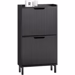Description générale Cette armoire à chaussures SoBuy FSR177-SCH est conçue avec un design vertical qui permet d'économiser d ...
