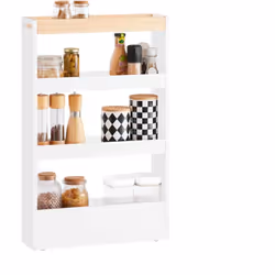 SoBuy NSR12-WN Chariot de Cuisine à Roulettes Êtes-vous toujours à la recherche d’une solution de cuisine offrant suffisammen ...