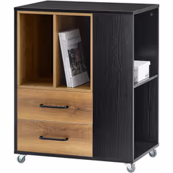 Design contemporain et chic. Ce meuble comprend 4 compartiments ouverts et 2 tiroirs, vous offrira beaucoup d'espace de stock ...