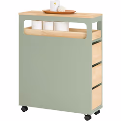 Description générale Ce meuble de rangement pour salle de bain allie élégance et fonctionnalité. Son design clair et simple s ...