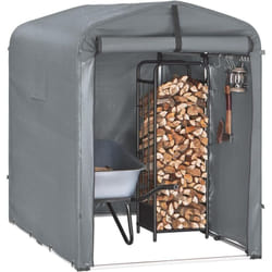 Abri de Jardin, Cabane de Jardin Exterieur Imperméable, abri Moto avec des Crochets, Garage pour Vélo et Outils, Abri Vélo, Rangement et Stockage,
