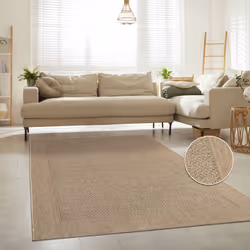 Pour créer un deuxième salon sur votre terrasse;: Ces tapis confortables d'intérieur et d'extérieur sont disponibles en beige ...