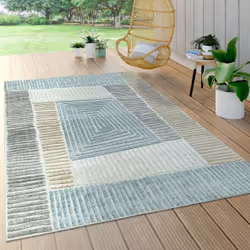 Pour un été aux tons pastel : ces jolis tapis d'intérieur et d'extérieur viennent embellir les terrasses et les balcons béton ...