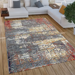 Saturés et extravagants, ces tapis donnent un style industriel à votre sol. Leurs tons bruns rustiques, qui rappellent la cou ...