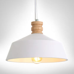 Paco Home - Luminaire à suspension , E27, luminaire pour séjour, salle à manger, cuisine, réglable en hauteur Plâtre blanc, Sans ampoules