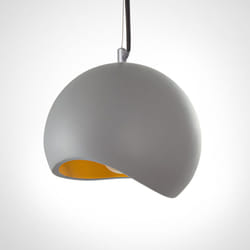 Paco Home - Luminaire à suspension , E27, luminaire pour séjour, salle à manger, cuisine, réglable en hauteur Béton Gris, Sans ampoules