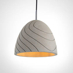 Paco Home - Luminaire à suspension , E27, luminaire pour séjour, salle à manger, cuisine, réglable en hauteur Béton-gris pierre, Sans ampoules