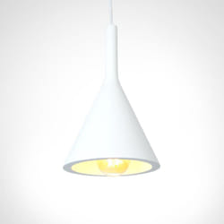 Paco Home - Luminaire à suspension , E27, luminaire pour séjour, salle à manger, cuisine, réglable en hauteur Plâtre blanc, Sans ampoules