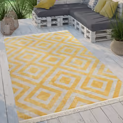Apportez un air de vacances à la scandinave à votre balcon ou votre terrasse ! Ces confortables tapis d'intérieur et d'extéri ...