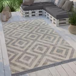 Apportez un air de vacances à la scandinave à votre balcon ou votre terrasse ! Ces confortables tapis d'intérieur et d'extéri ...