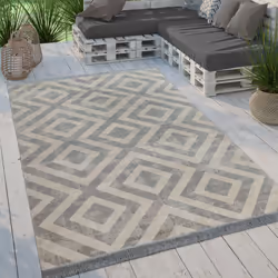 Apportez un air de vacances à la scandinave à votre balcon ou votre terrasse ! Ces confortables tapis d'intérieur et d'extéri ...
