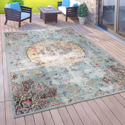 Ces superbes tapis d'intérieur et d'extérieur ornés de motifs exotiques colorés sur toute leur surface invitent le soleil de  ...