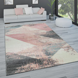 Paco Home - Tapis De Salon Tapis De Salon Poils Ras Pastel Tapis Vintage Divers Styles 80x150 cm, Multicolore