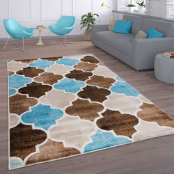 C'est un contraste au goût sûr ! Avec le mélange magique de taches de peinture fraîches et de couleurs agréables, ces tapis s ...