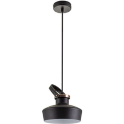 Paco Home - Plafonnier luminaire suspendu salon et bureau design industriel E27 Sans ampoules, Cuivre Noir