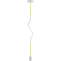 Paco Home - Plafonnier luminaire suspendu vintage industriel salon et chambre E27 Sans ampoules, Vert Blanc