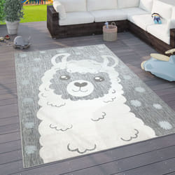 Paco Home - Tapis Enfant Chambre D'Enfant Extérieur Jouet Enfant Motif D'Animaux Moderne 3D 140x200 cm, Gris 2
