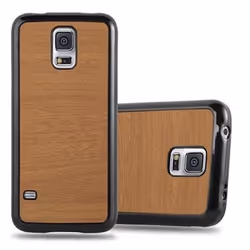 Coque - CADORABO - Samsung Galaxy S5/S5 NEO - Design Bois - Ultra Mince - Protection Chocs