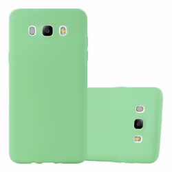 Coque - CADORABO - Samsung Galaxy J7 2016 - Candy Vert Pastel - Protection silicone TPU - Design tendance