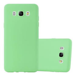 Coque - CADORABO - Samsung Galaxy J7 2016 - Candy Vert Pastel - Protection silicone TPU - Design tendance