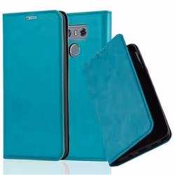 Étui de protection - CADORABO - LG G6 - Turquoise Pétrole - Fermeture magnétique invisible - Fonction stand