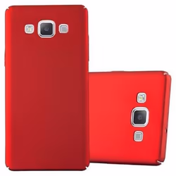 Housse pour Samsung Galaxy A5 2015 Coque en METALLIC ROUGE Hard Case Cover EtuiProtection métallique Cover