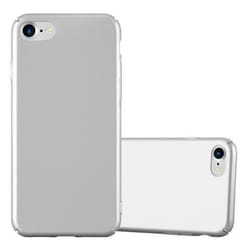 Housse pour Apple iPhone 7 / 7S / 8 / SE 2020 Coque en METALLIC ARGENT Hard Case Cover EtuiProtection métallique Cover