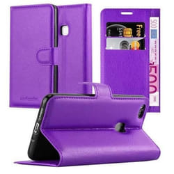 Coque Huawei P10 LITE en ORCHIDÉE VIOLETS de Cadorabo Etui de Protection Complète avec Rabat à Clapet et Stand Horizontal Pratique