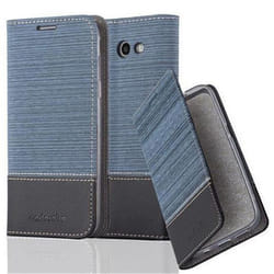 Coque pour Samsung Galaxy J5 2017 US Version Housse en BLEU FONCÉ NOIR Etui Case Cover Protection fermeture magnétique
