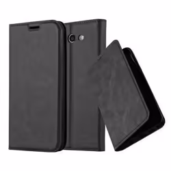 Coque - CADORABO - Samsung Galaxy J7 2017 - Noir Nuit - Fermeture Magnétique - Étui Protection