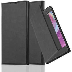 Coque pour Sony Xperia XA1 ULTRA Housse en NOIR NUIT Etui Case Cover Protection Portefeuille Wallet