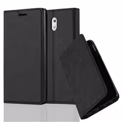 Coque pour Nokia 3 2017 Housse en NOIR NUIT Etui Case Cover Protection Portefeuille Wallet