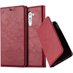 Coque - CADORABO - Honor 6X - Rouge de Pomme - Fermeture Magnétique Invisible - Rabat 360°