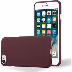 Coque Apple iPhone 8 - iPhone 7 - iPhone 7S en FROST LILAS BORDEAUX de Cadorabo (Design FROST) Housse en Gel TPU Silicone Sou ...