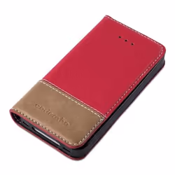Coque pour Apple iPhone 4 / 4S Housse en ROUGE BRUN Etui Cover Protection fermeture magnétique fonction de support