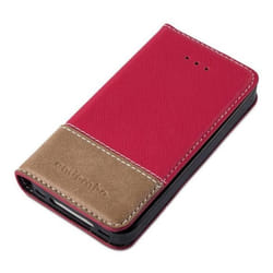 Coque pour Apple iPhone 4 / 4S Housse en ROUGE BRUN Etui Cover Protection fermeture magnétique fonction de support