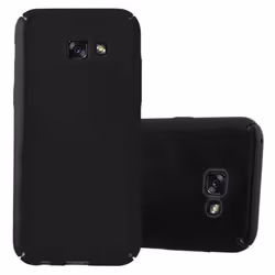 Housse pour Samsung Galaxy A5 2017 Coque en METALLIC NOIR Hard Case Cover EtuiProtection métallique Cover