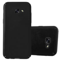Housse pour Samsung Galaxy A5 2017 Coque en METALLIC NOIR Hard Case Cover EtuiProtection métallique Cover